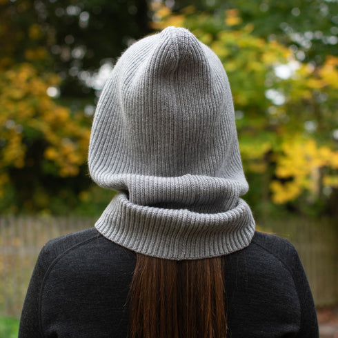 Kapuzenschal Balaclava - Fjara -  100% Merinowolle